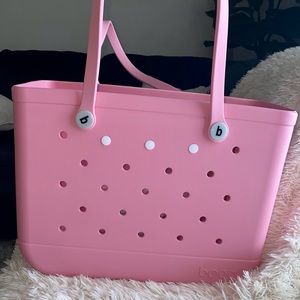 Authentic Bogg Bag in Blowing Pink Bubbles